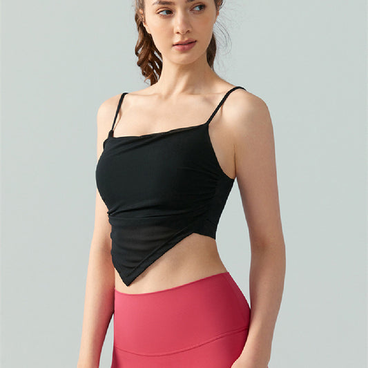 Women's Mesh Camisole Yoga Vest Underwear